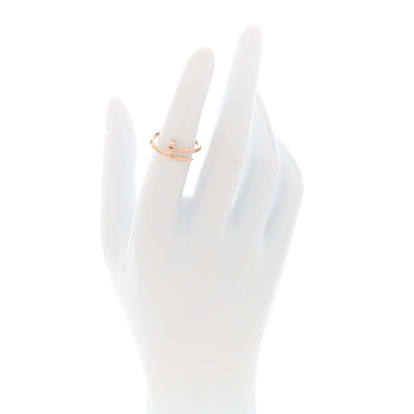 18K Pink Gold Small Juste Un Clou Ring 50 5.5