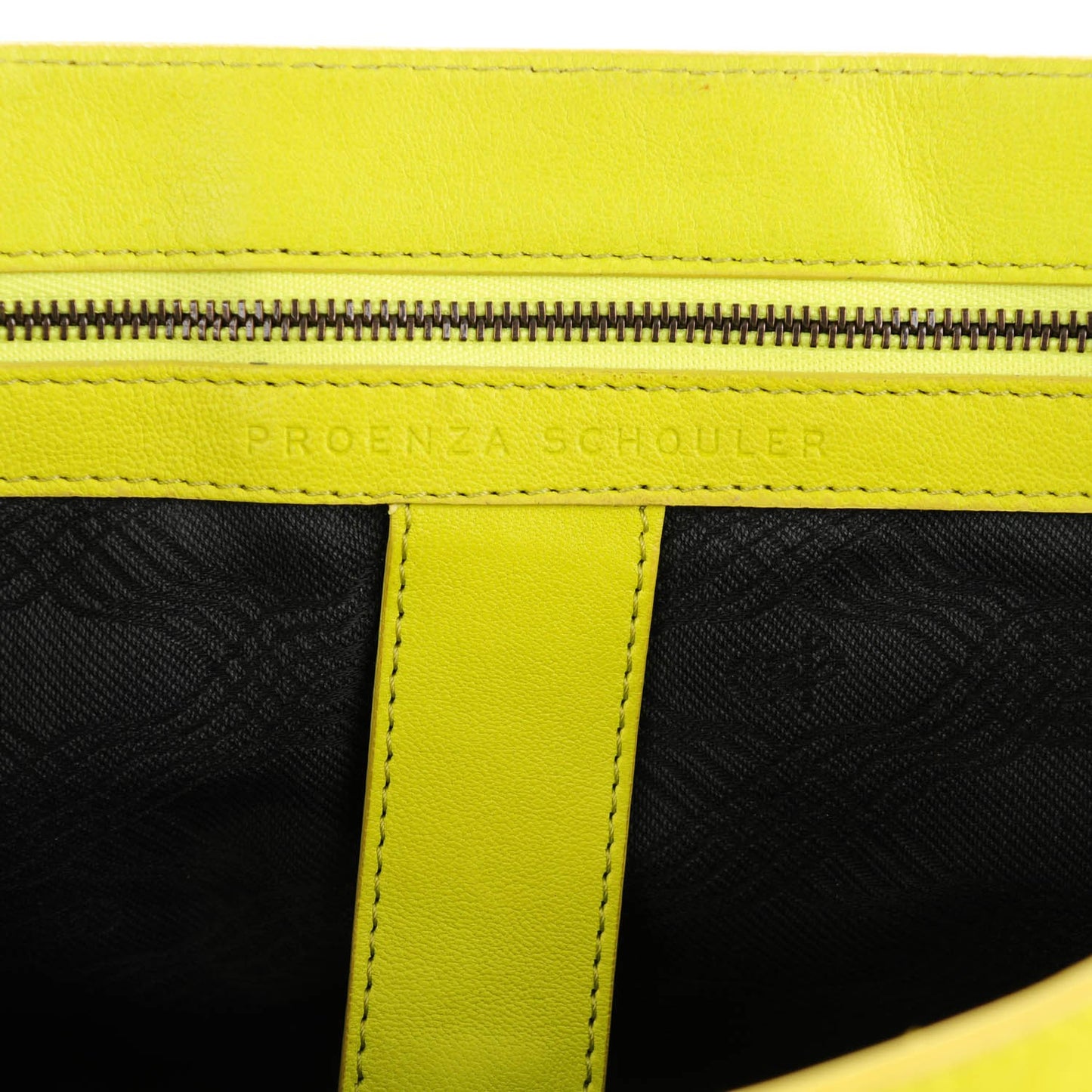 Lambskin Large PS1 Satchel Citron