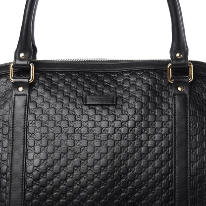 Gucci Soft Microguccissima Large Dome Satchel Black 10 of 10