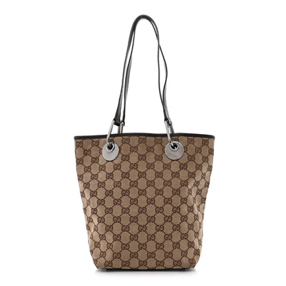 Gucci Monogram Small Eclipse Tote Brown 1 of 10