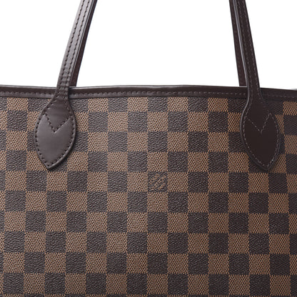 Louis Vuitton Damier Ebene Neo Neverfull MM Rose Ballerine 9 of 9