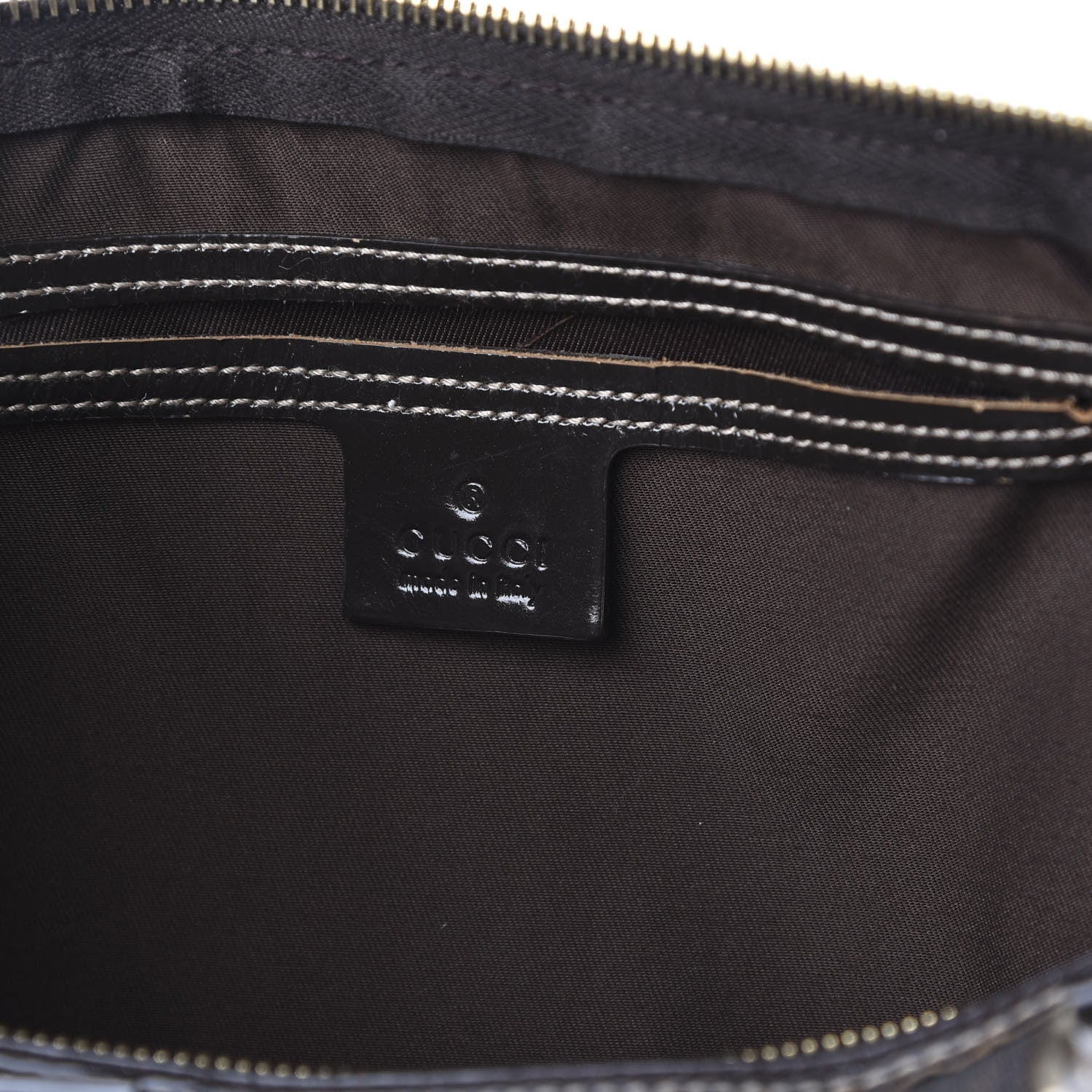 Gucci GG Supreme Monogram Medium Boston Dark Brown 8 of 11