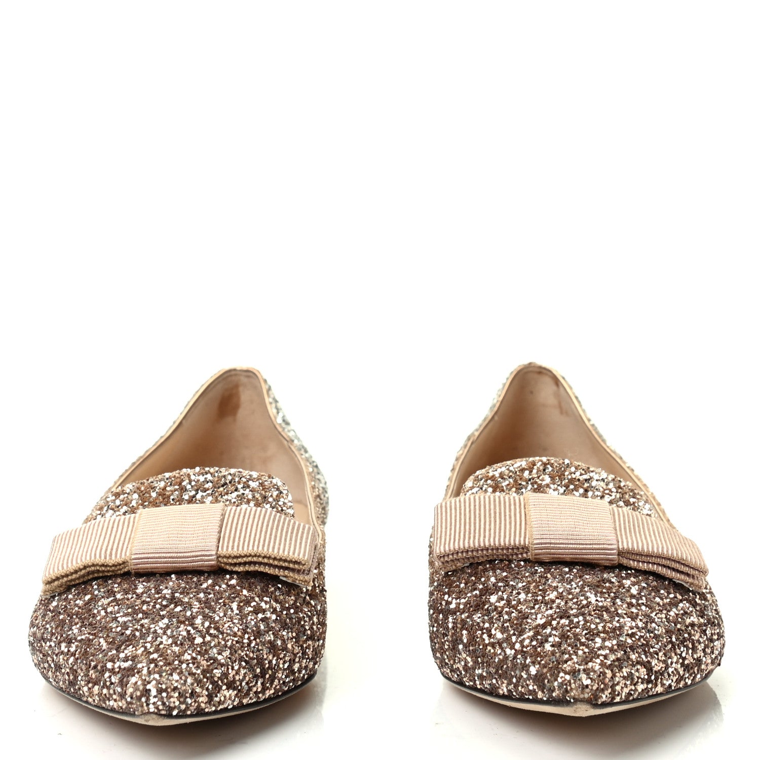 Jimmy Choo Glitter Degrade Gala Viola Flats 38 2 of 7
