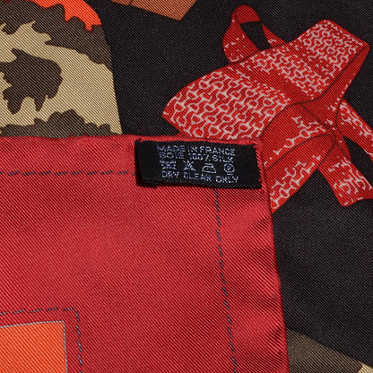 Hermes Silk Monsieur et Madame II Scarf 90 5 of 5