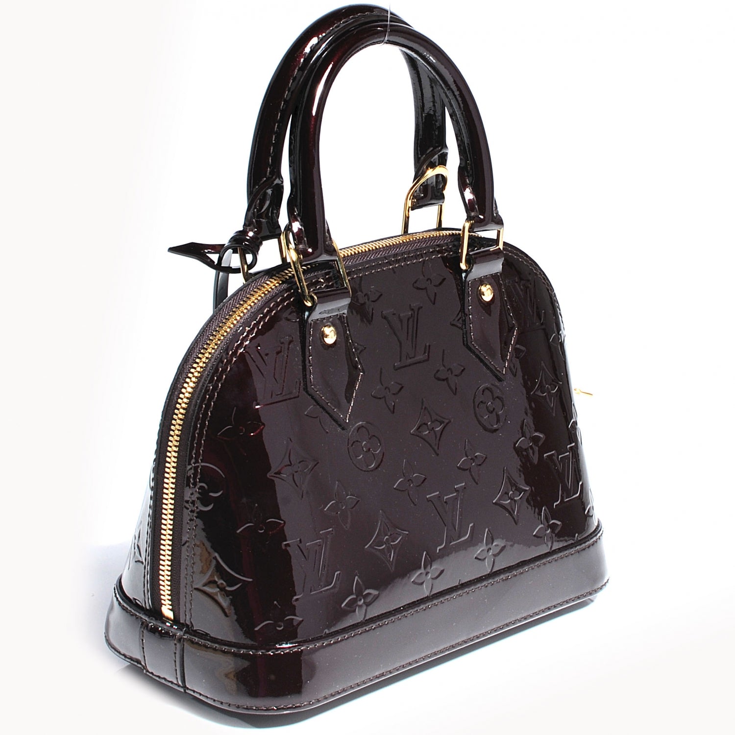 Louis Vuitton Vernis Alma BB Amarante 3 of 7