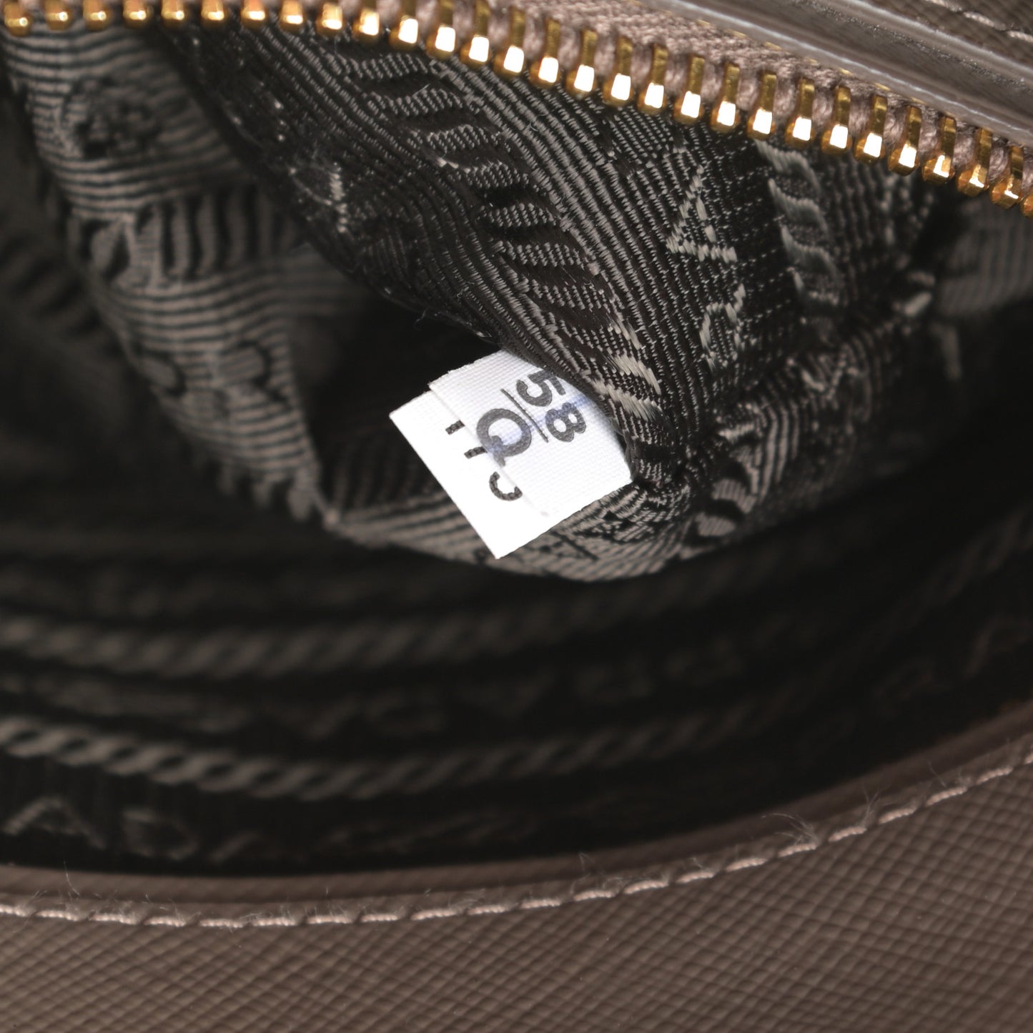 Saffiano Vernice Mini Galleria Double Zip Tote Argilla
