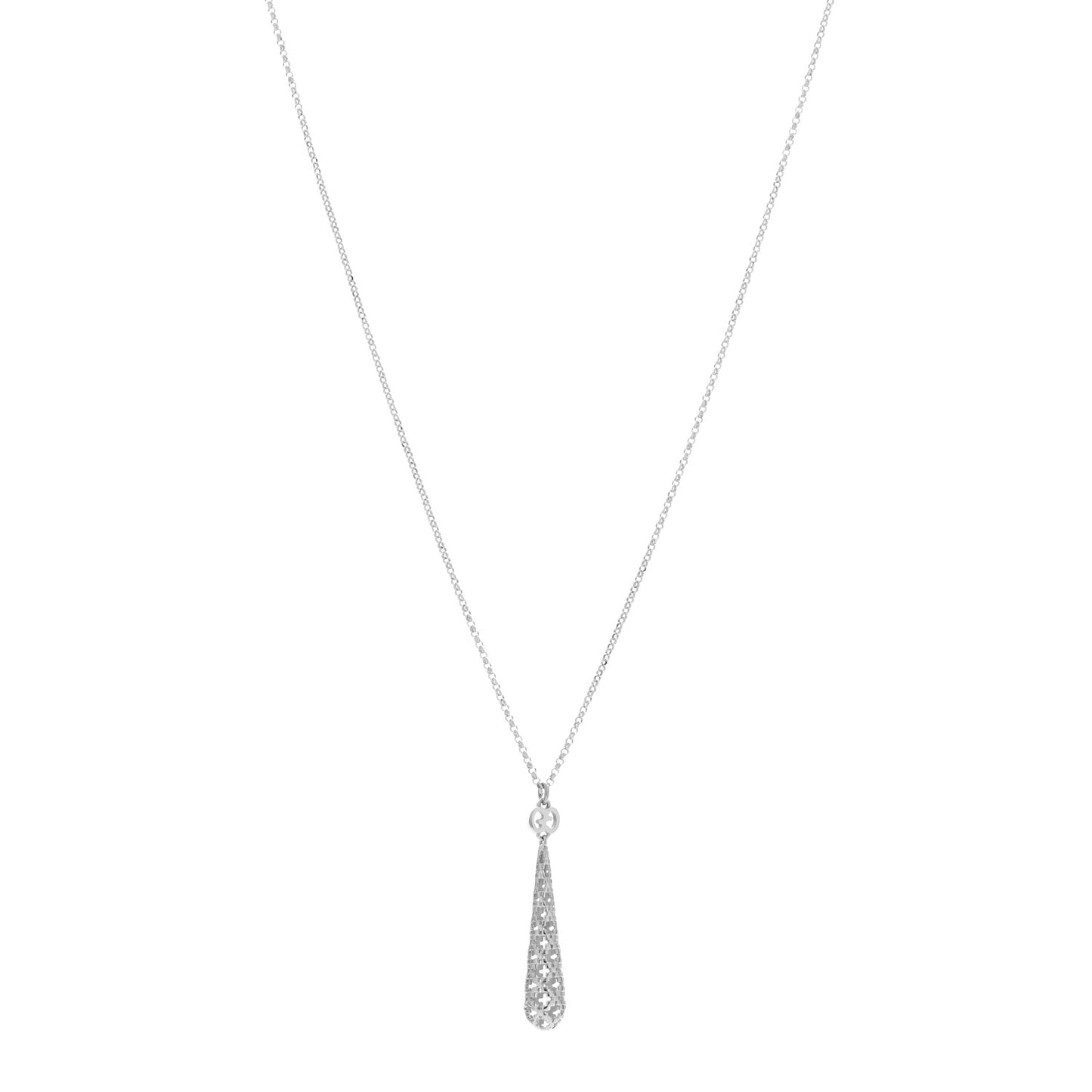 18K White Gold Diamantissima Pendant Necklace