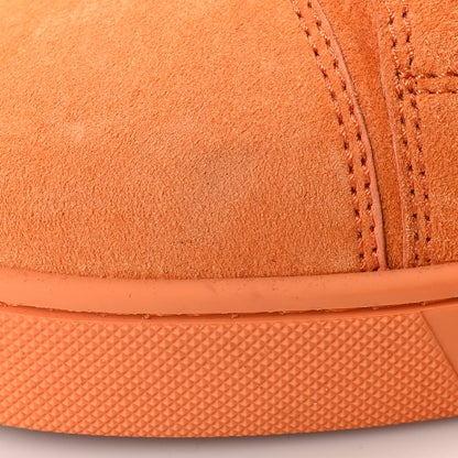 Christian Louboutin Veau Velours Mens Louis Junior Flat Sneakers 44 Melon 10 of 12