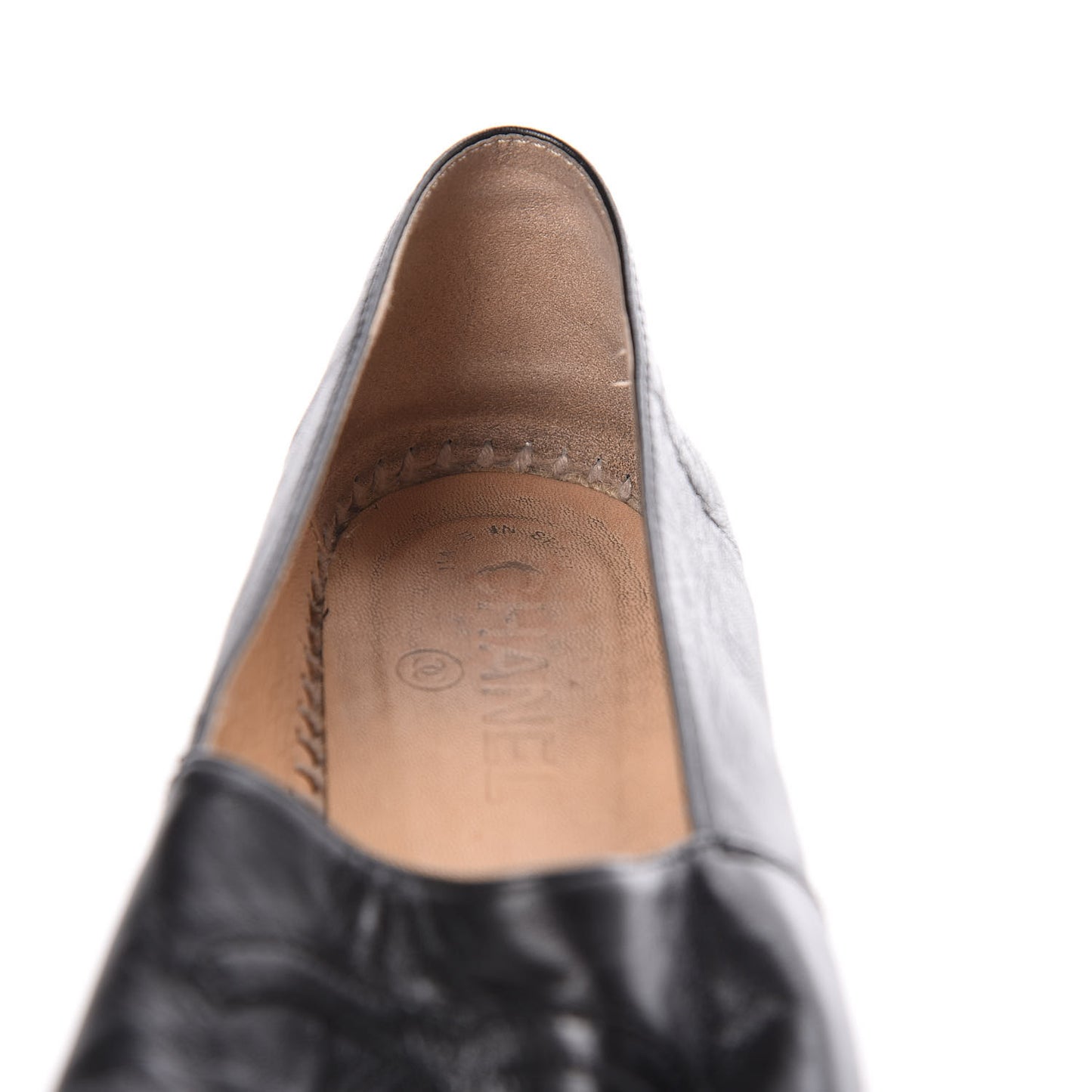 Lambskin CC Espadrilles 40 Black