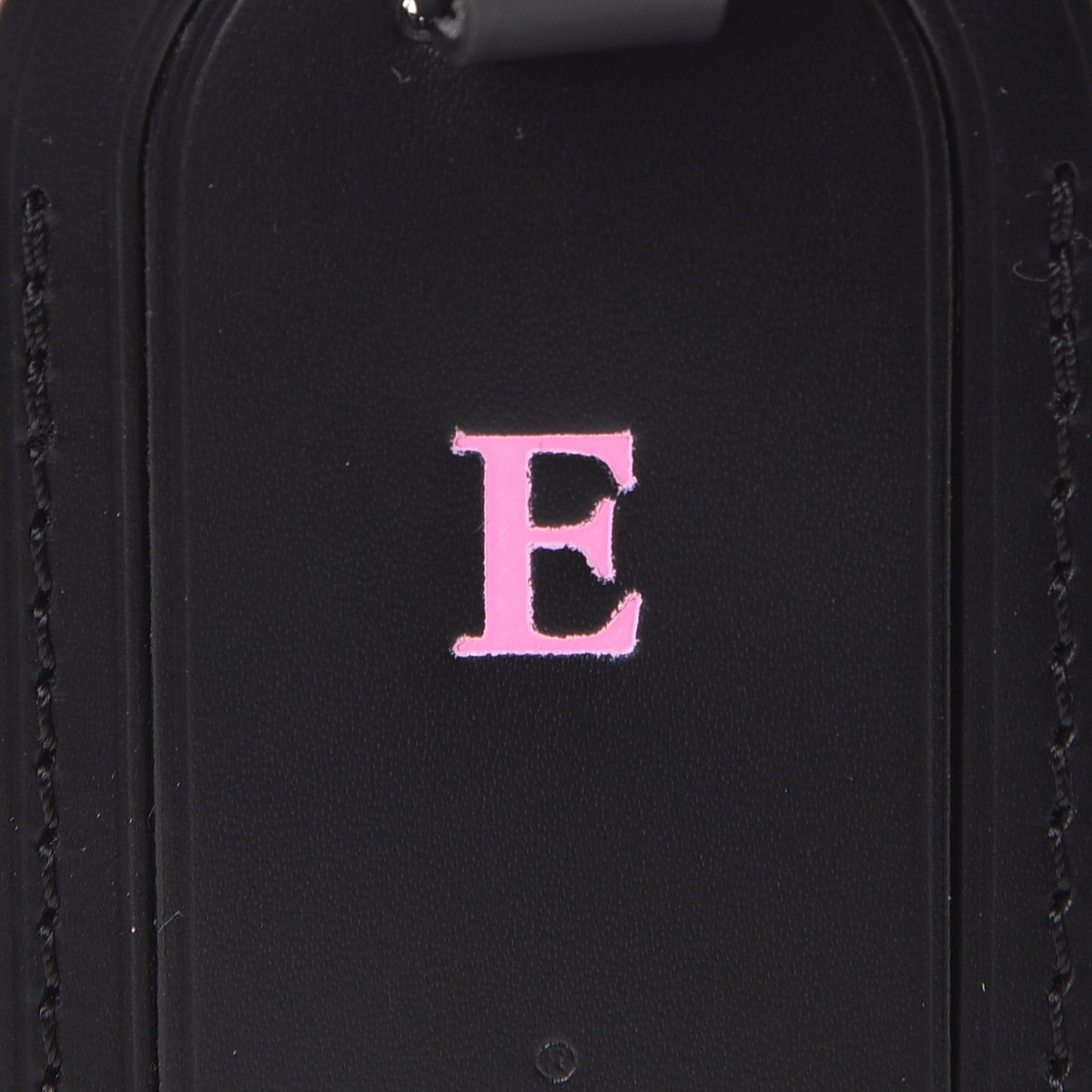 Calfskin Luggage Tag Black