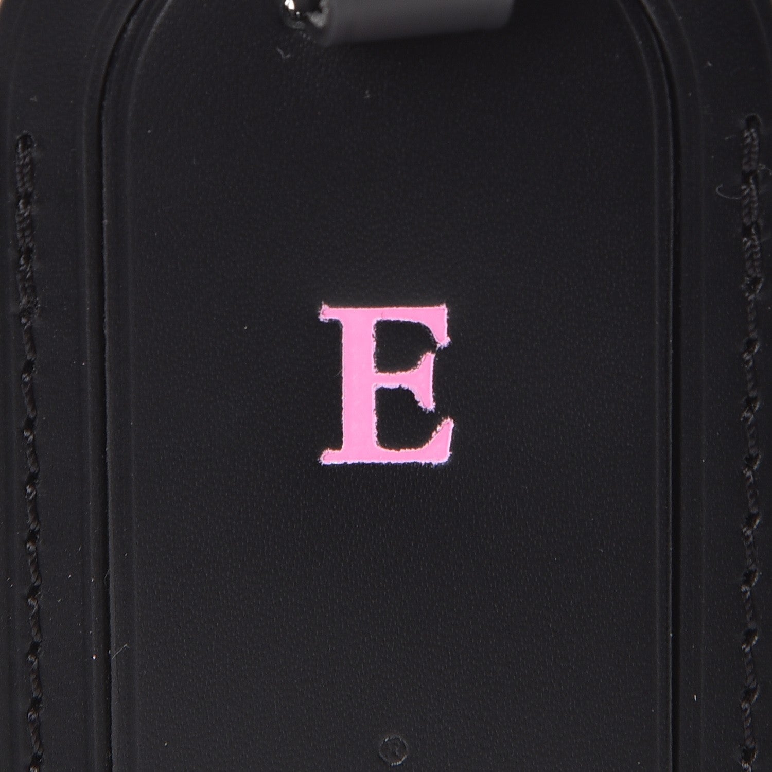 Louis Vuitton Calfskin Luggage Tag Black 4 of 5