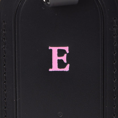 Louis Vuitton Calfskin Luggage Tag Black 4 of 5