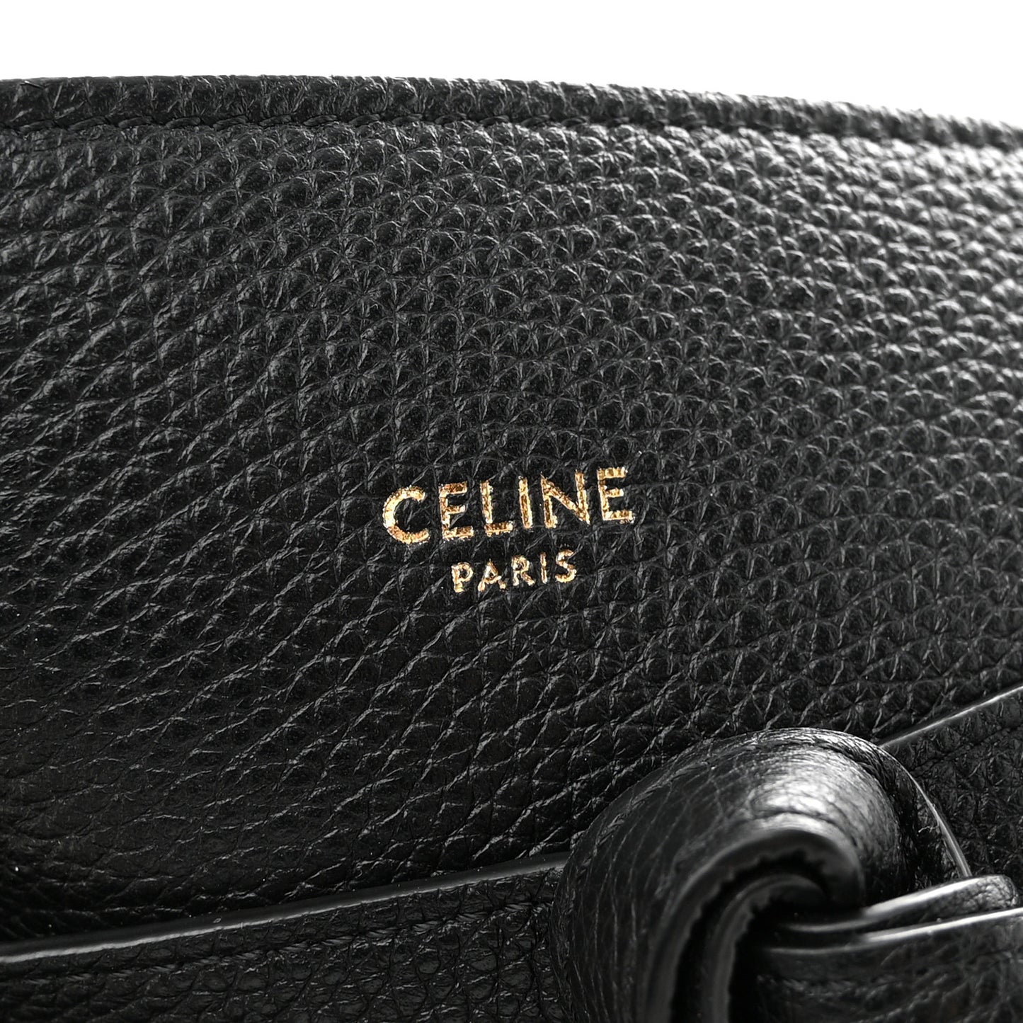 Soft Grained Calfskin Medium Belt Cabas Phantom Black