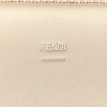 Fendi Vitello King Plexiglass Elaphe Python Print Logo Medium Fendi Sunshine Shopper Tote Nuvola Daisy Roccia 6 of 13