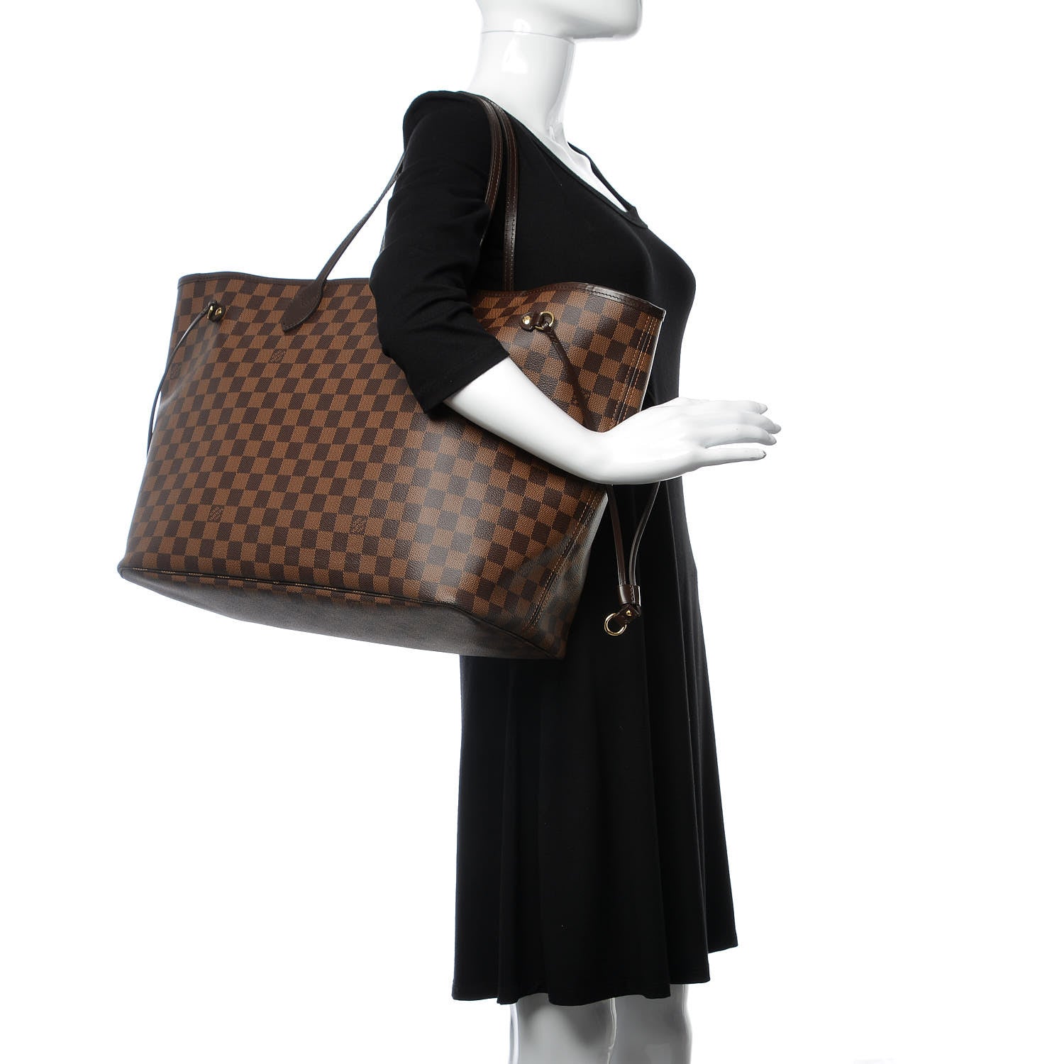 Louis Vuitton Damier Ebene Neo Neverfull GM 2 of 10