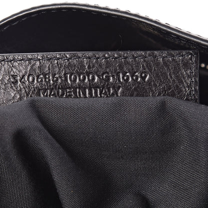 Balenciaga Agneau Classic Silver Hardware S Squash Boston Black 7 of 9
