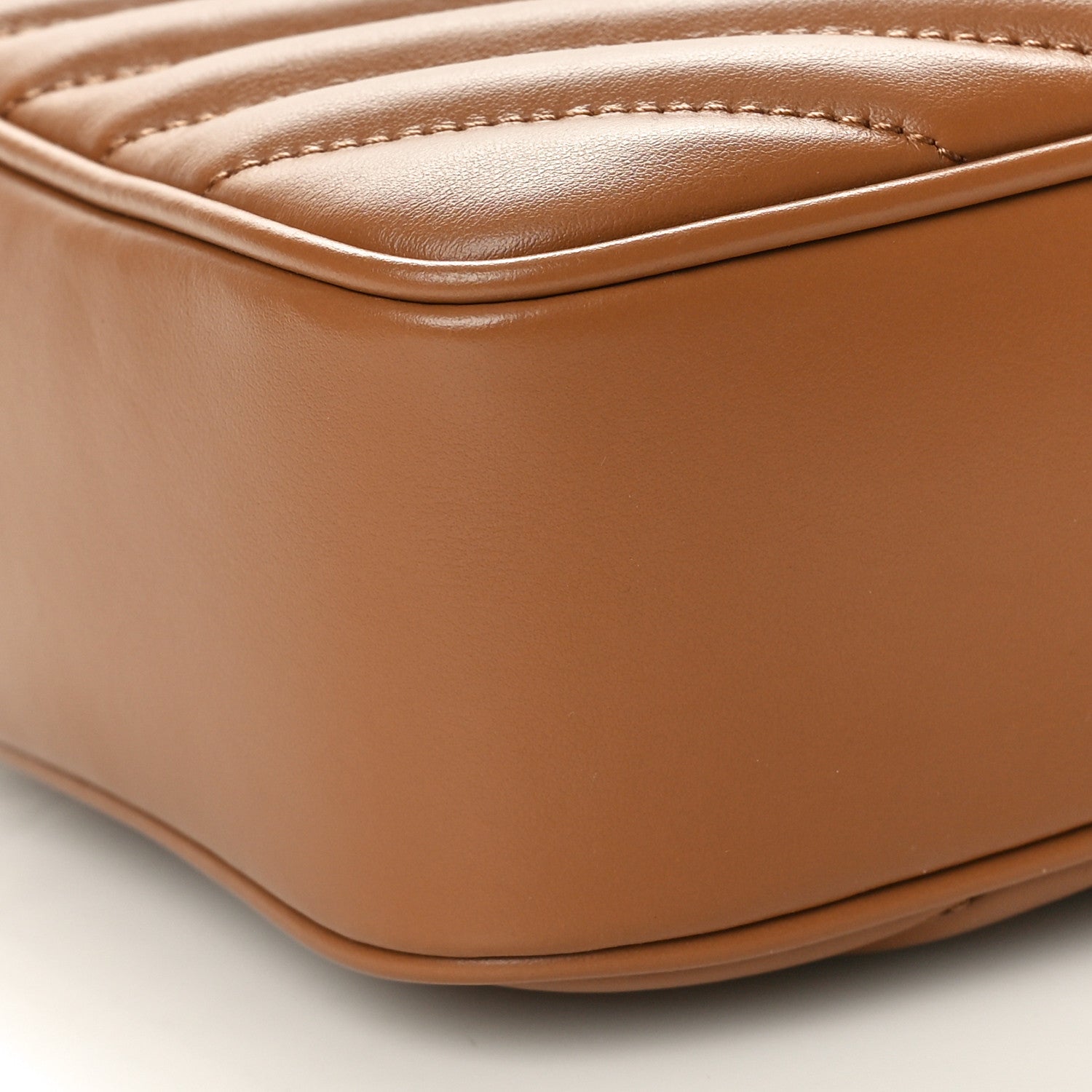Saint Laurent Calfskin Matelasse Monogram Lou Camera Bag Cinnamon 8 of 9
