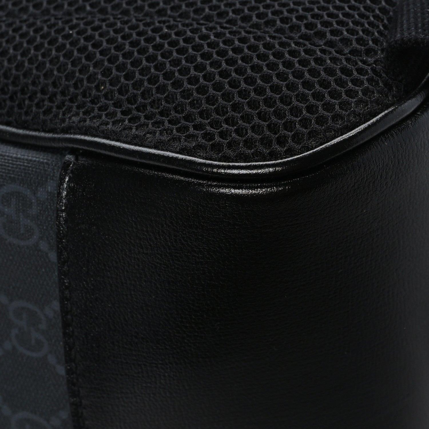 Gucci GG Supreme Monogram Azalea Calfskin Medium Retro Interlocking G Backpack Black 10 of 11