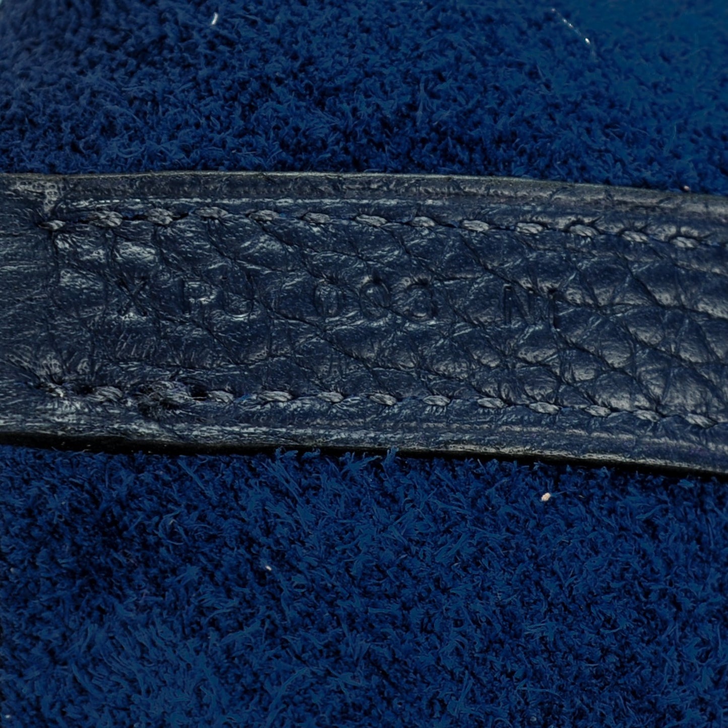 Taurillon Clemence Picotin Lock 22 MM Bleu Nuit