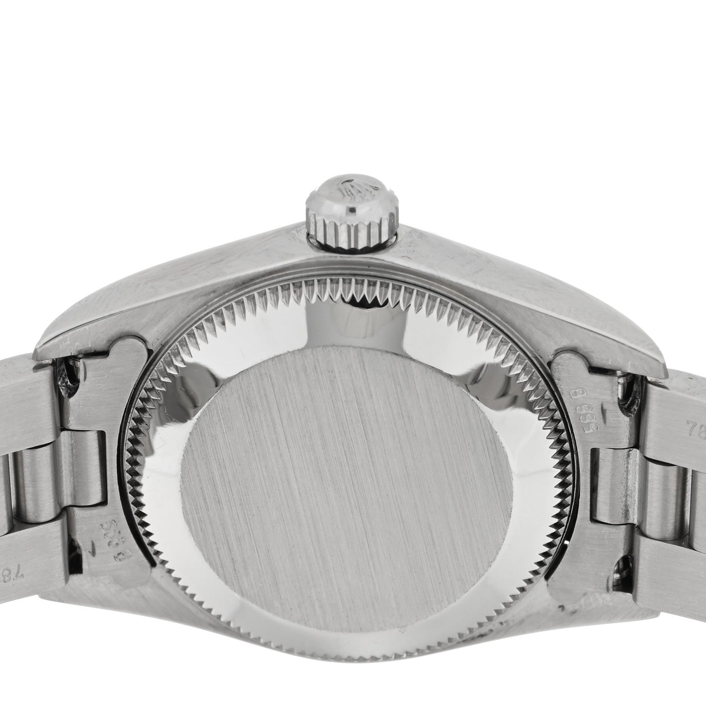Stainless Steel 24mm Oyster Perpetual Watch Black 76080