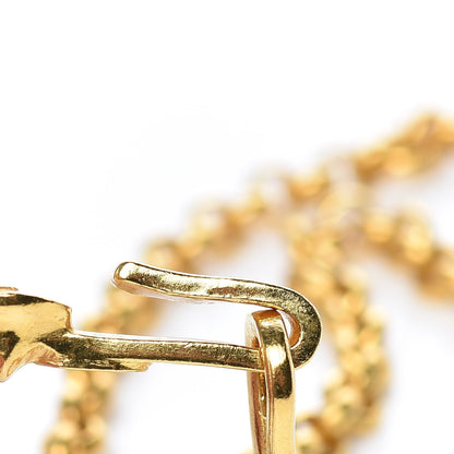 Chanel CC Pendant Chain Necklace Gold 6 of 7