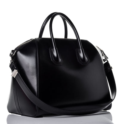 Givenchy Shiny Lord Calfskin Medium Antigona Black 4 of 9