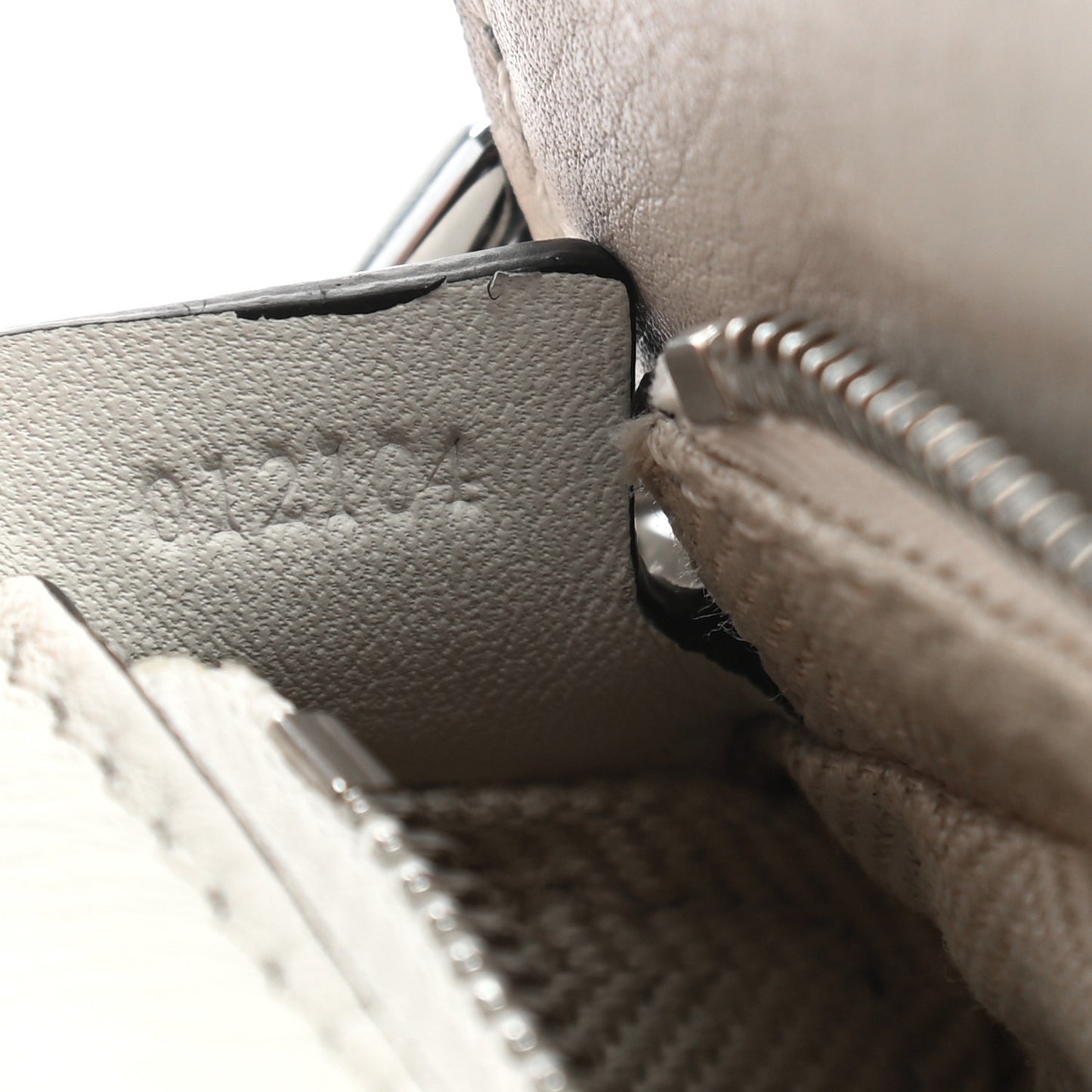 Calfskin Nano Puzzle Bag Soft White Black