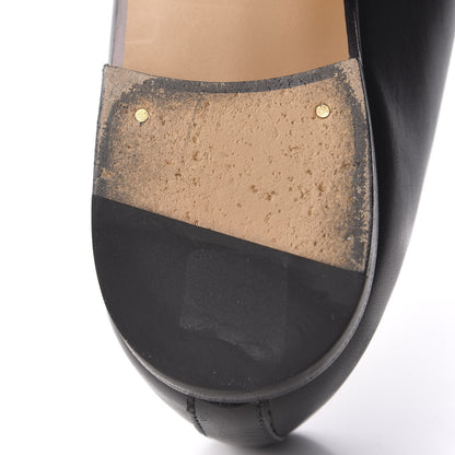 Gucci Calfskin Womens Jordaan Loafers 35.5 Black 11 of 13