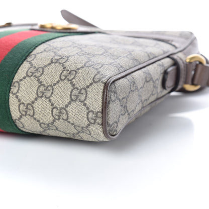 Gucci GG Supreme Monogram Web Small Ophidia Messenger Bag Brown 8 of 9
