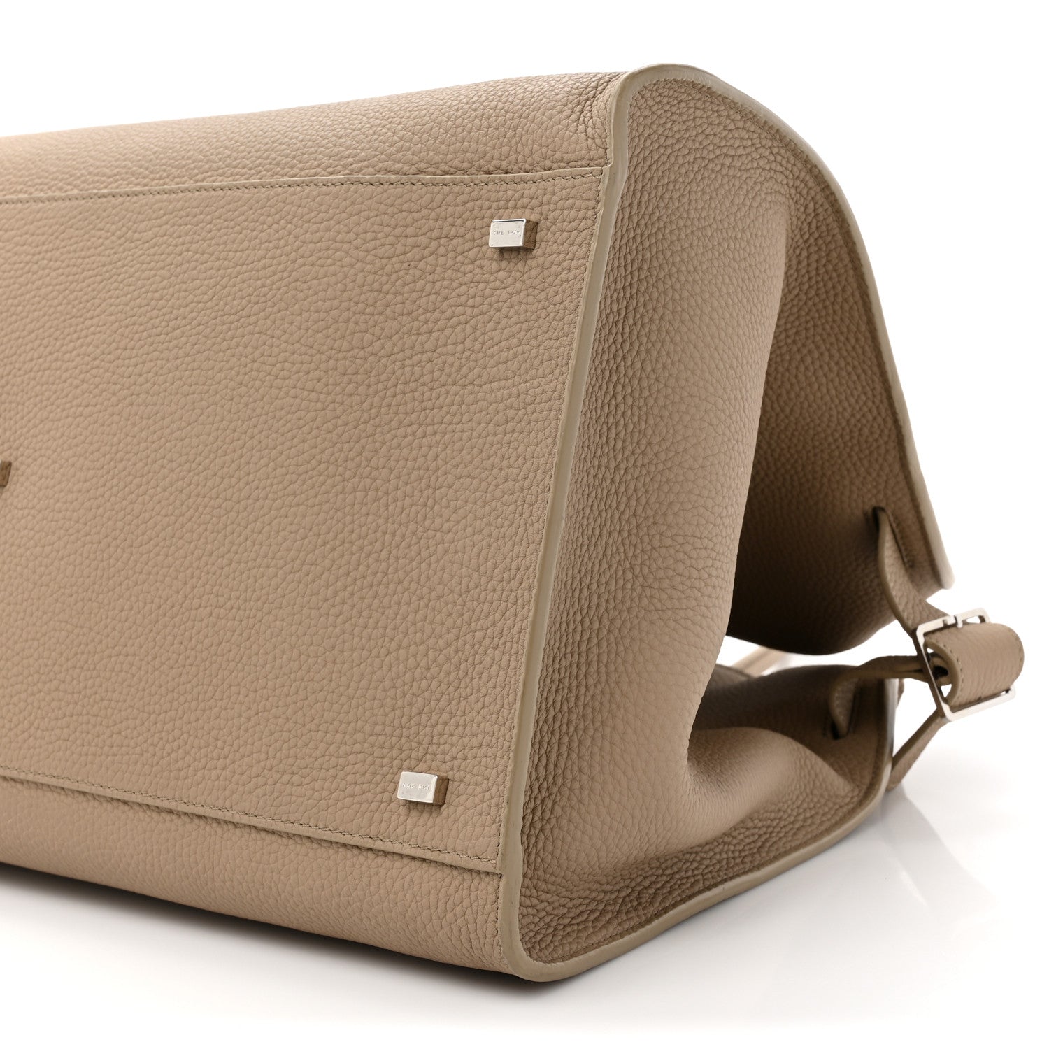 The Row Grained Calfskin Soft Margaux 17 Dark Taupe 8 of 13