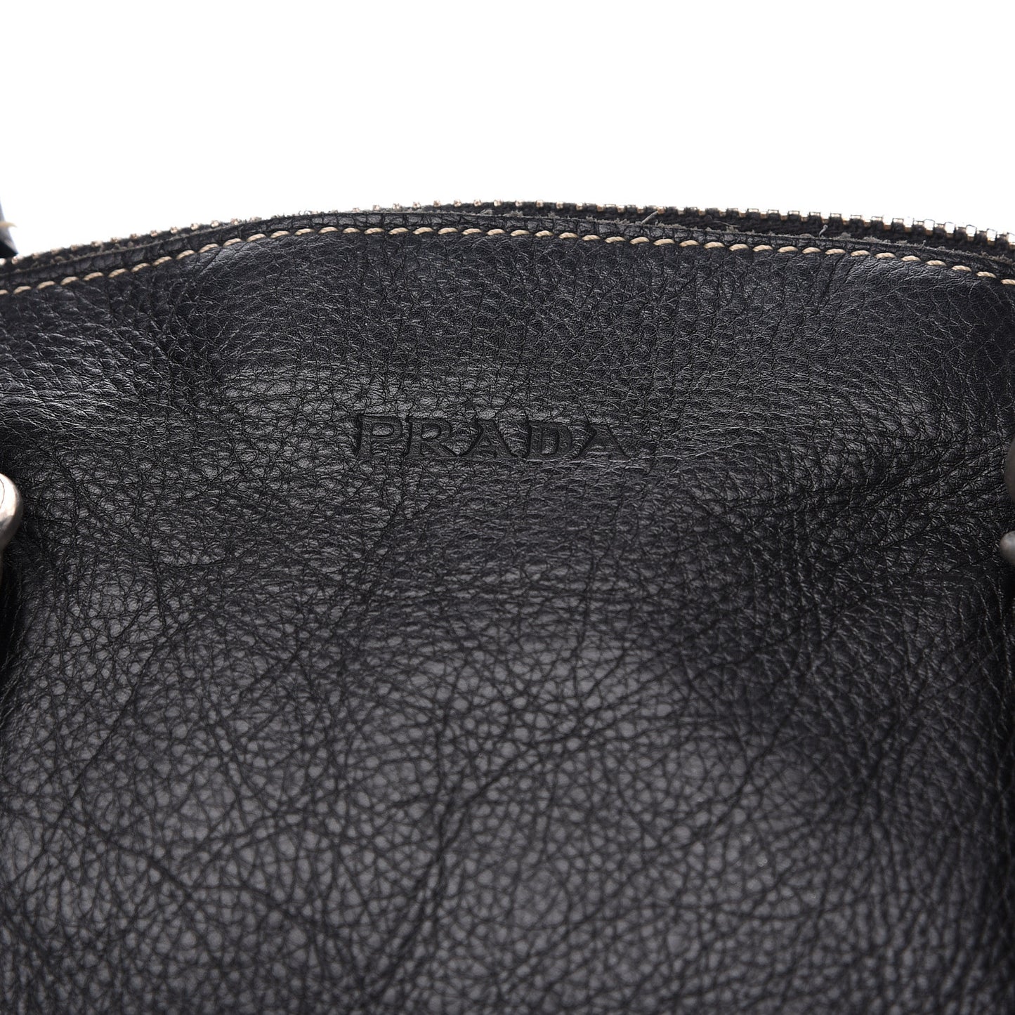 Calfskin Wrapping Satchel Bag Black