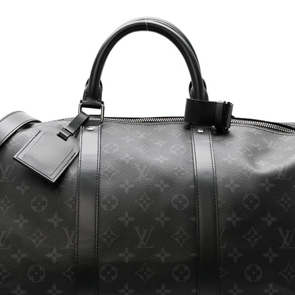 Louis Vuitton Monogram Eclipse Keepall Bandouliere 55 7 of 10