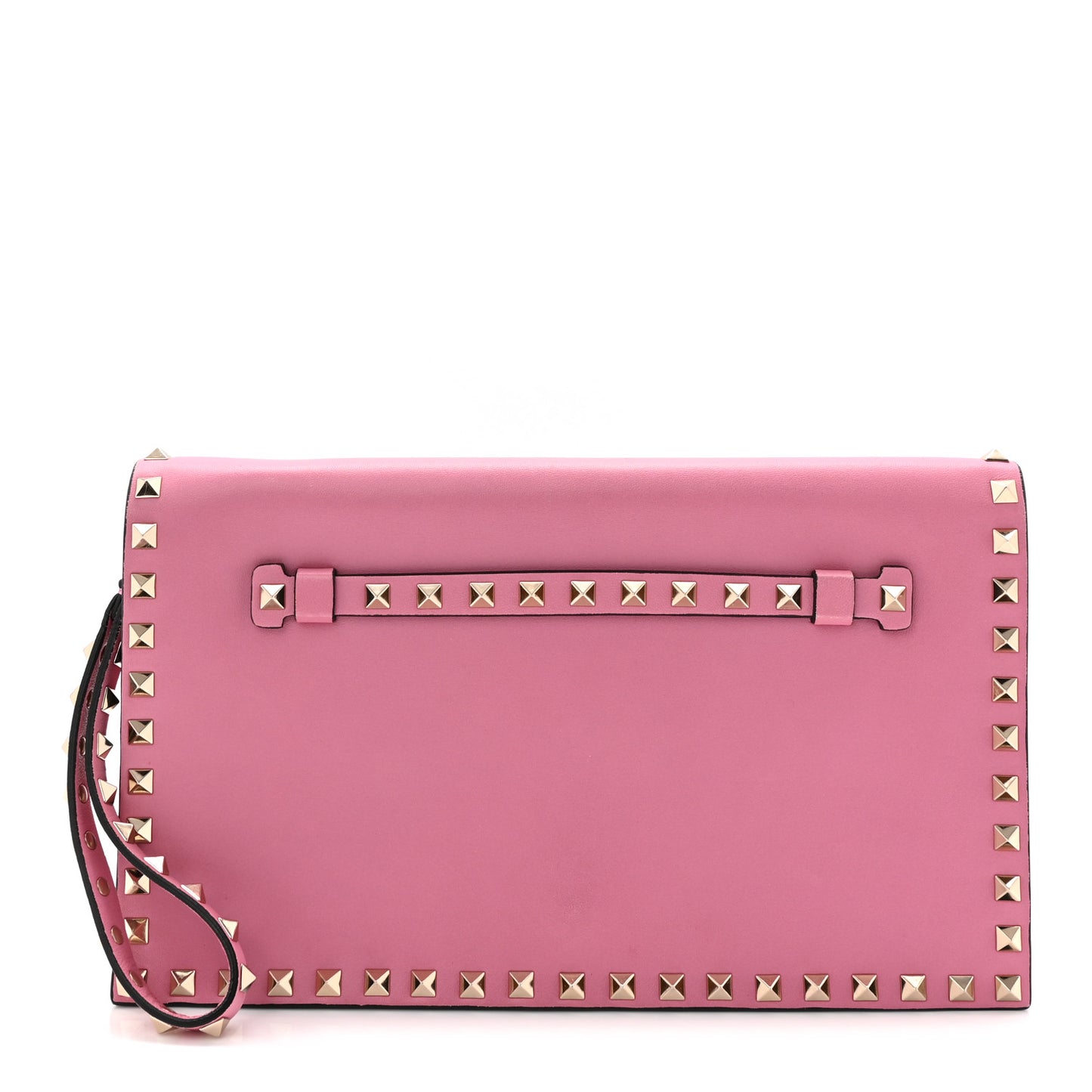 Nappa Rockstud Wristlet Clutch Ninphea