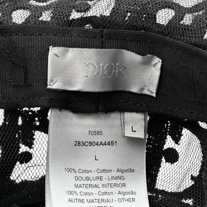 Christian Dior Oblique Woven B Dior Bucket Hat L Black 8 of 8