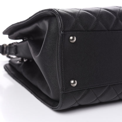 Chanel Caviar Quilted Medium CC Bucket Bag Black 8 of 13