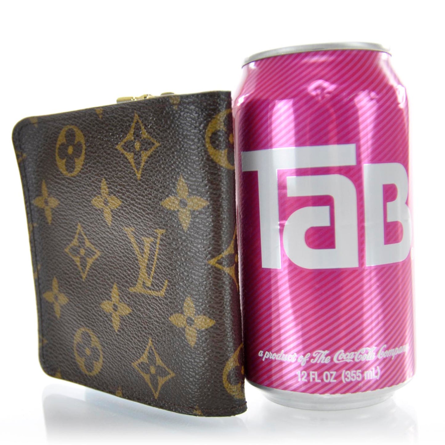 Monogram Groom Compact Zip Wallet Blue