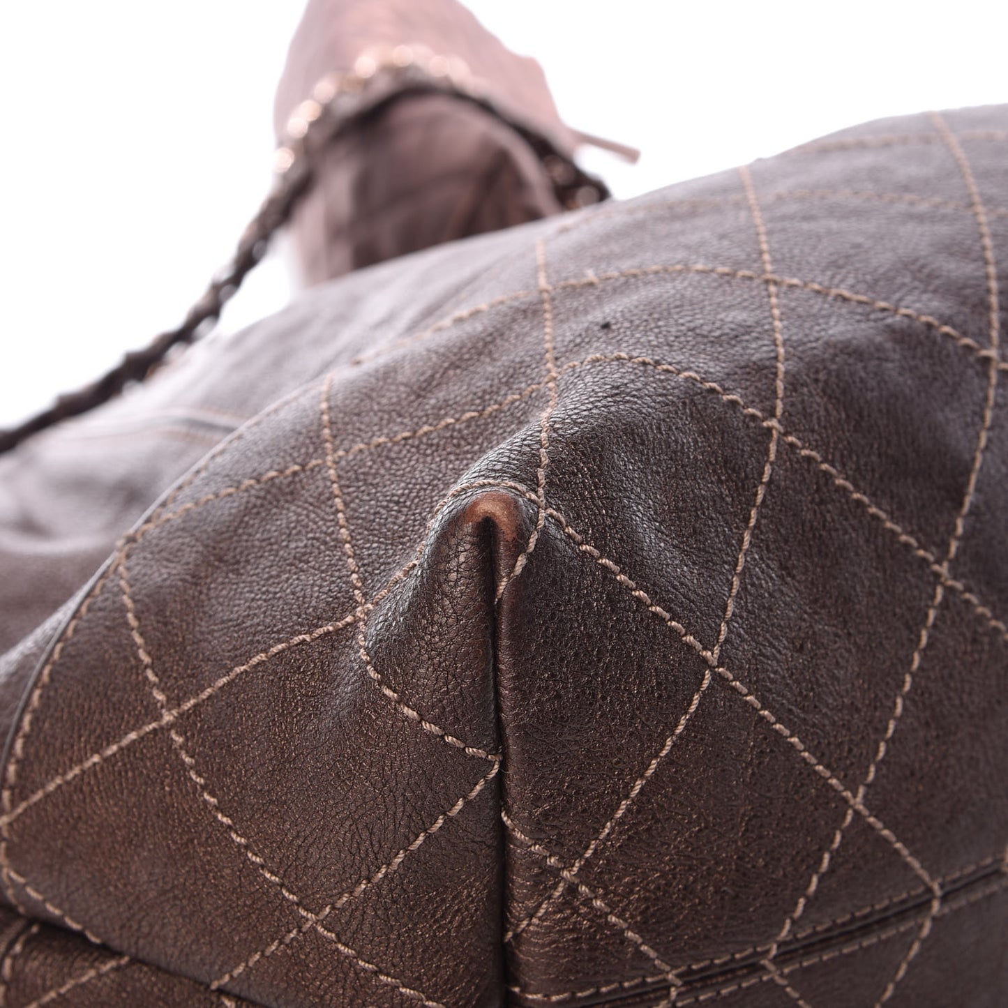 Metallic Calfskin Baby Coco Cabas Bronze