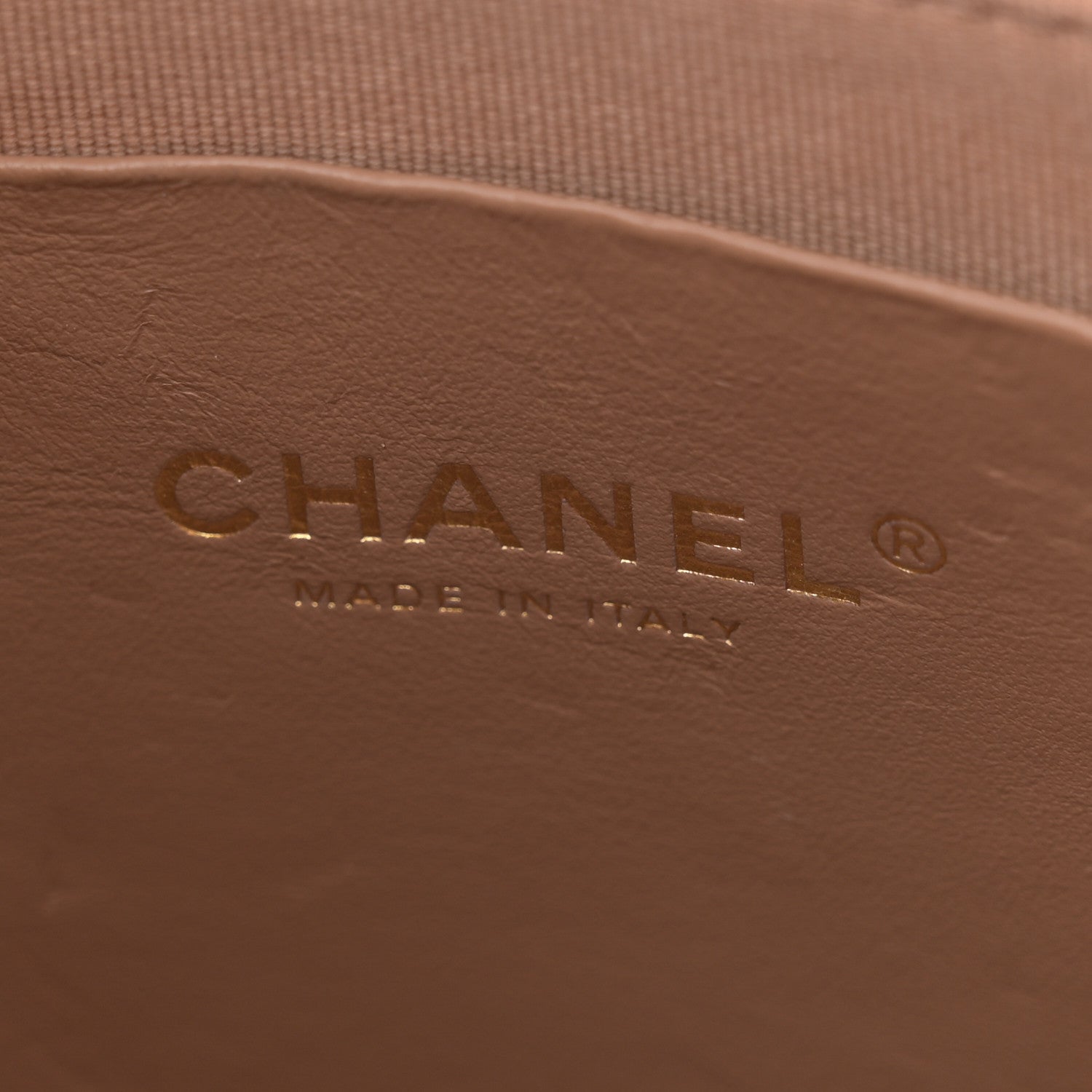 Chanel Shiny Crumpled Lambskin Quilted Large Trendy Chain Around Hobo Dark Beige 6 of 11