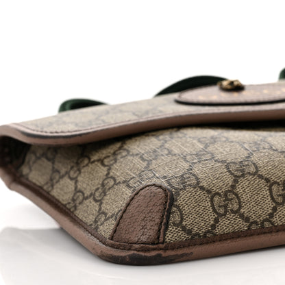 Gucci GG Supreme Monogram Neo Vintage Web Belt Bag Brown 9 of 12
