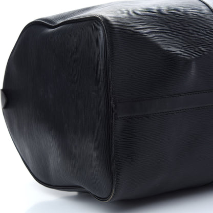 Louis Vuitton Epi Keepall 50 Black 7 of 12