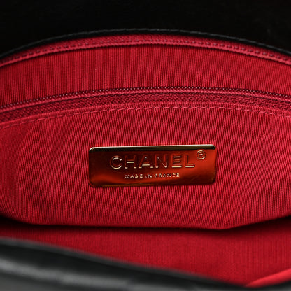 Chanel Goatskin Quilted Large Chanel 19 Flap Black 6 of 12