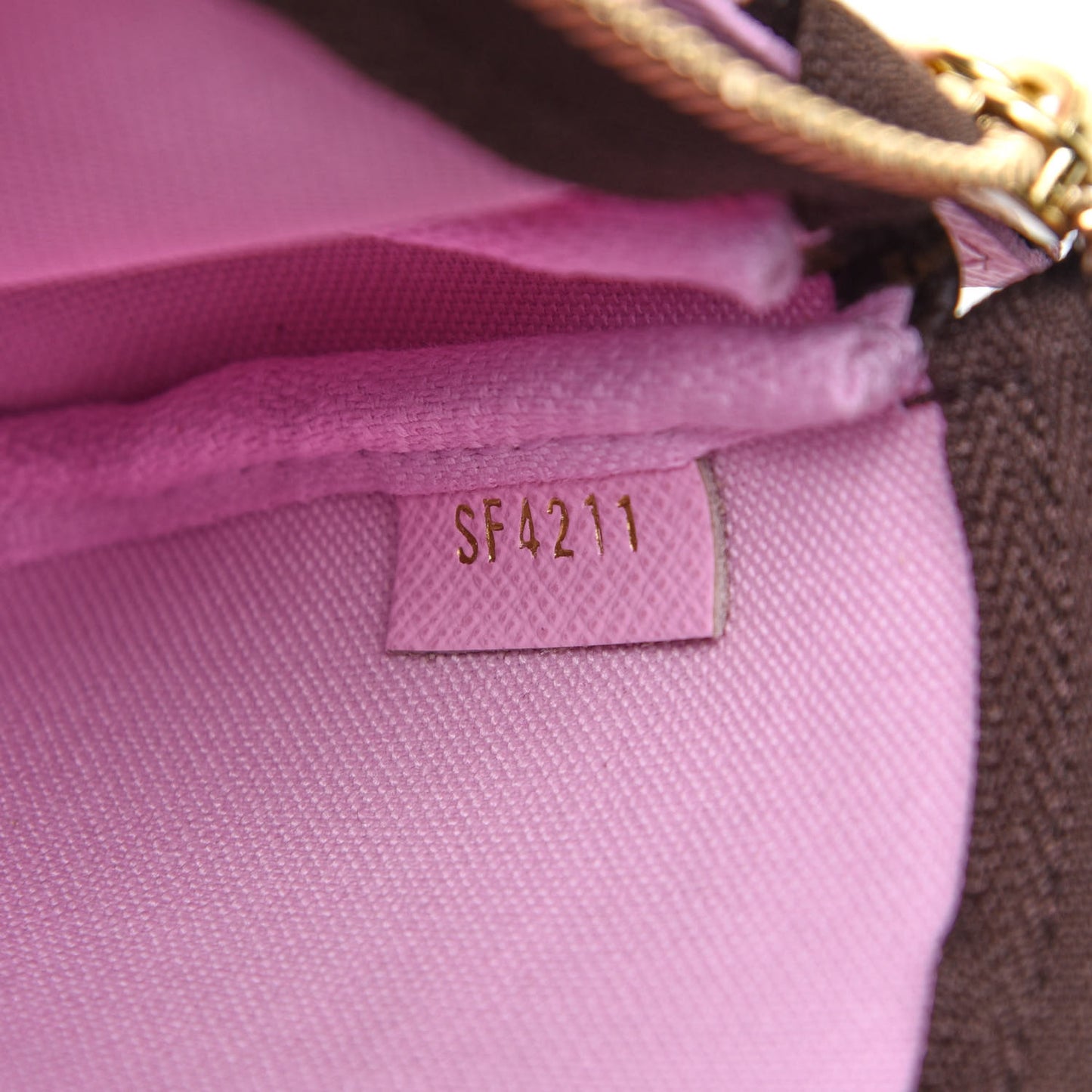 Monogram 2021 Christmas Animation Japanese Garden Mini Pochette Accessories Wisteria Pink