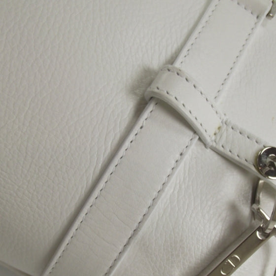 Christian Dior Leather Logo Charms Boston 6 of 11