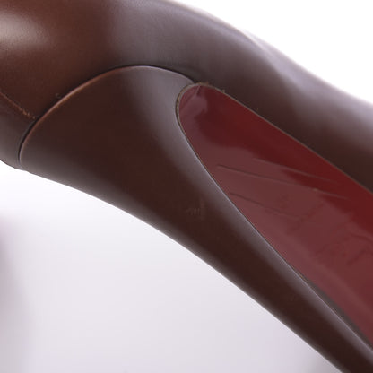 Christian Louboutin Calfskin Daf Booty 160 Ankle Boots 40.5 Chataigne 9 of 10