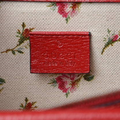 Gucci Textured Calfskin Web Medium Dionysus Shoulder Bag Hibiscus Red 6 of 18