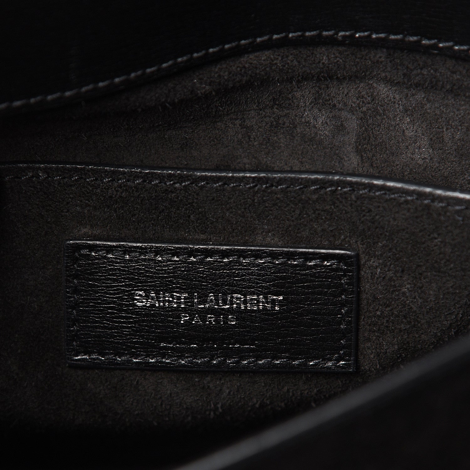 Saint Laurent Calfskin Medium Monogram Sunset Black 5 of 9