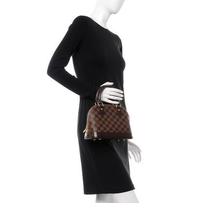 Louis Vuitton Damier Ebene Alma BB 2 of 8