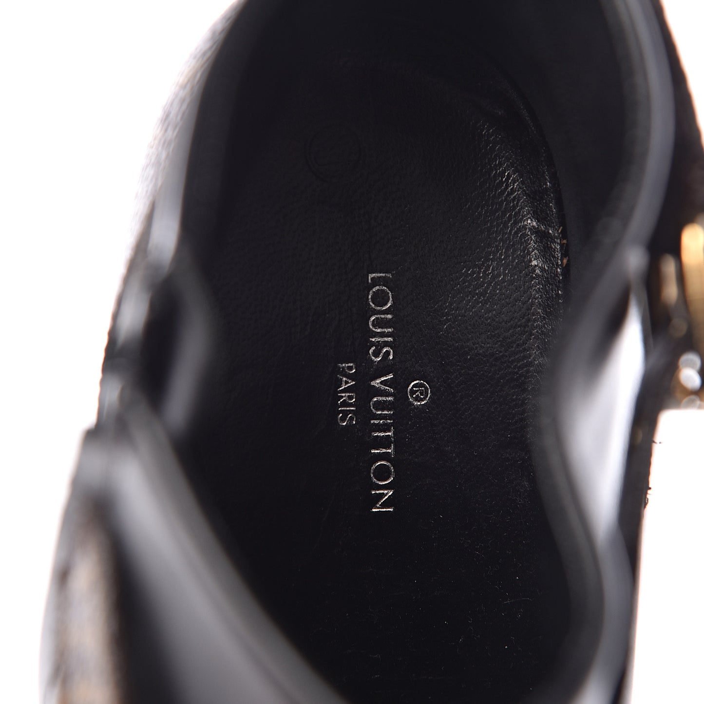 Calfskin Patent Monogram Matchmake Low Boots 39
