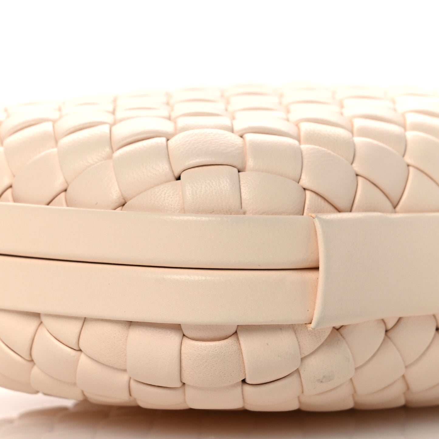 Nappa Intrecciato Minaudiere Knot Clutch Lotus