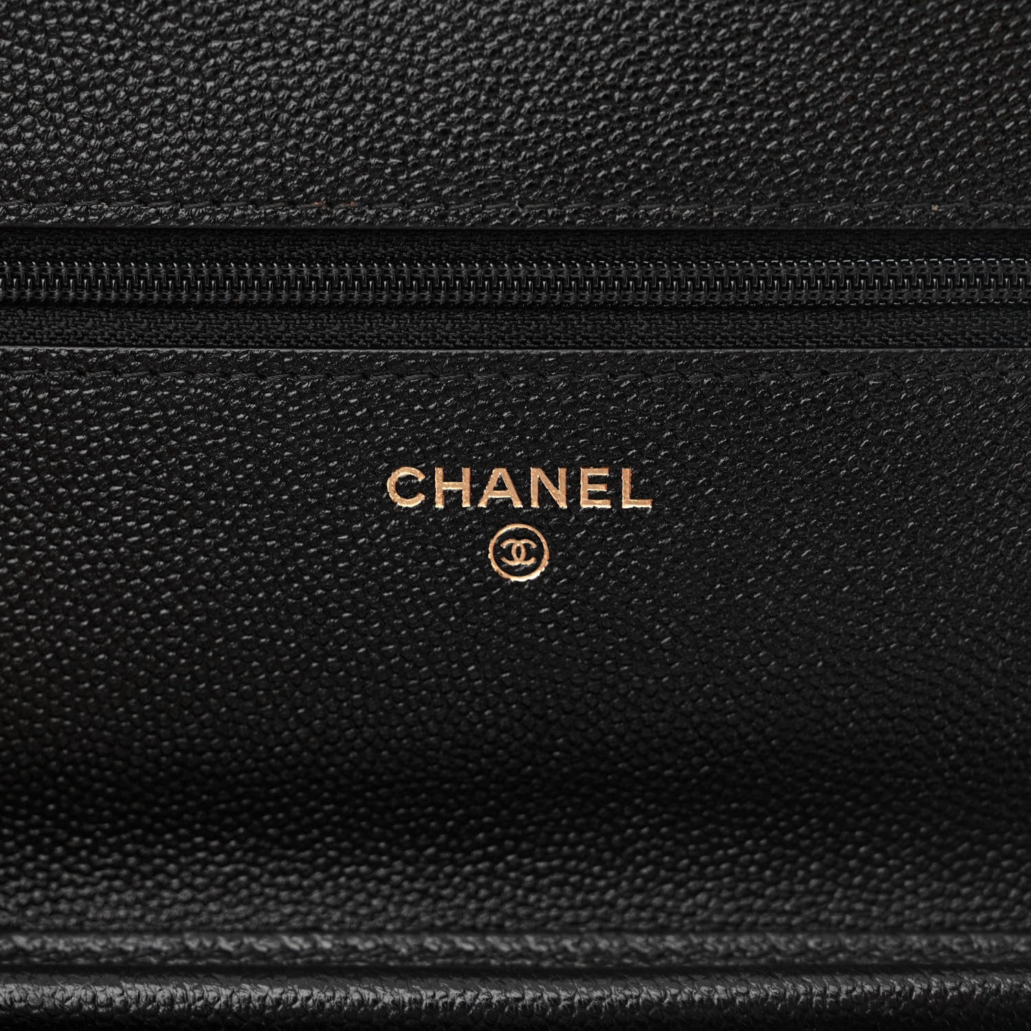 Chanel Caviar Quilted Golden Class Wallet On Chain WOC Black 6 of 12